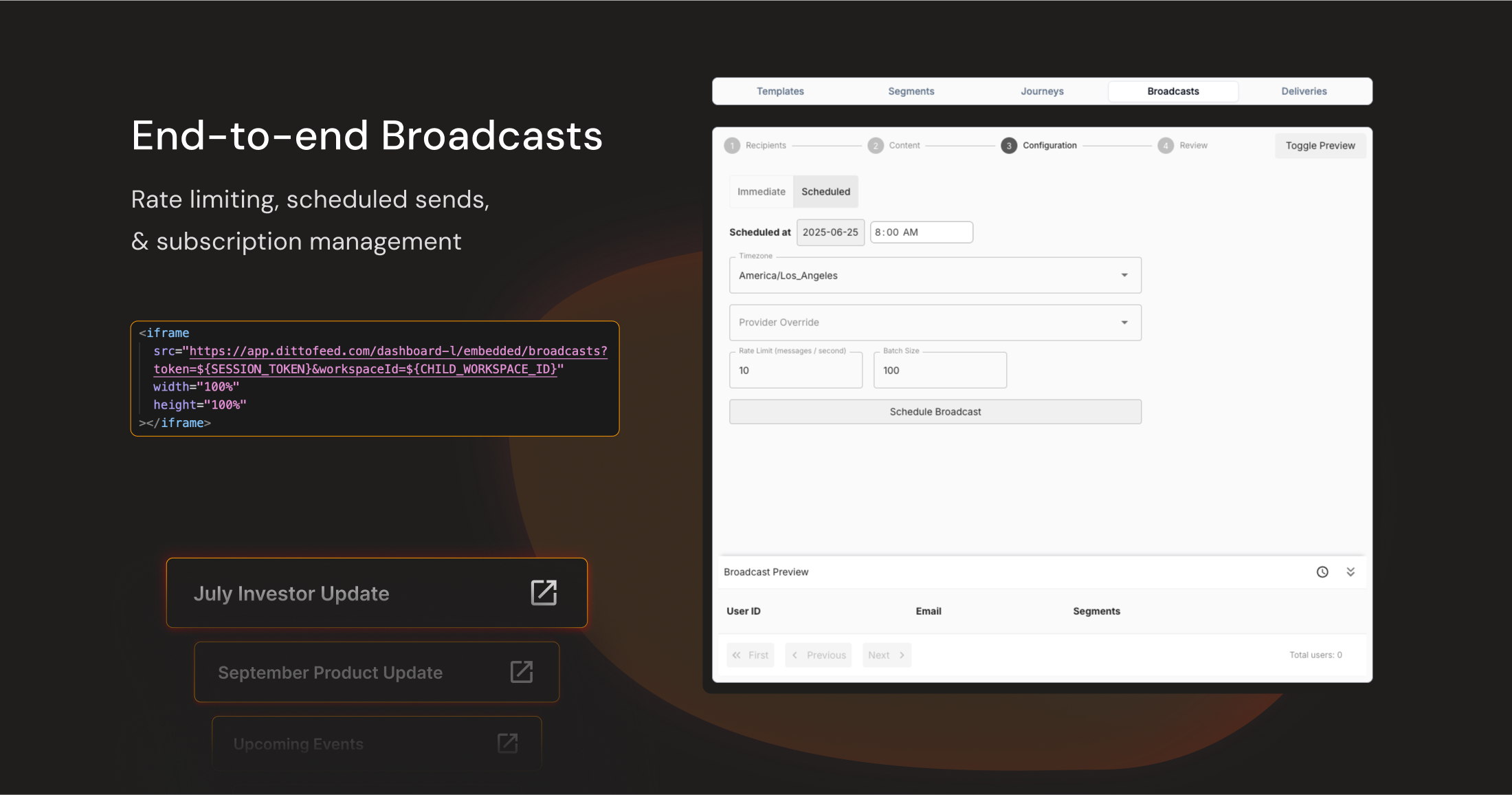 Dittofeed screenshot 4