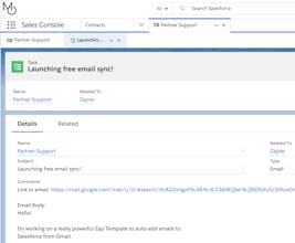 Sync Gmail to Salesforce gallery image