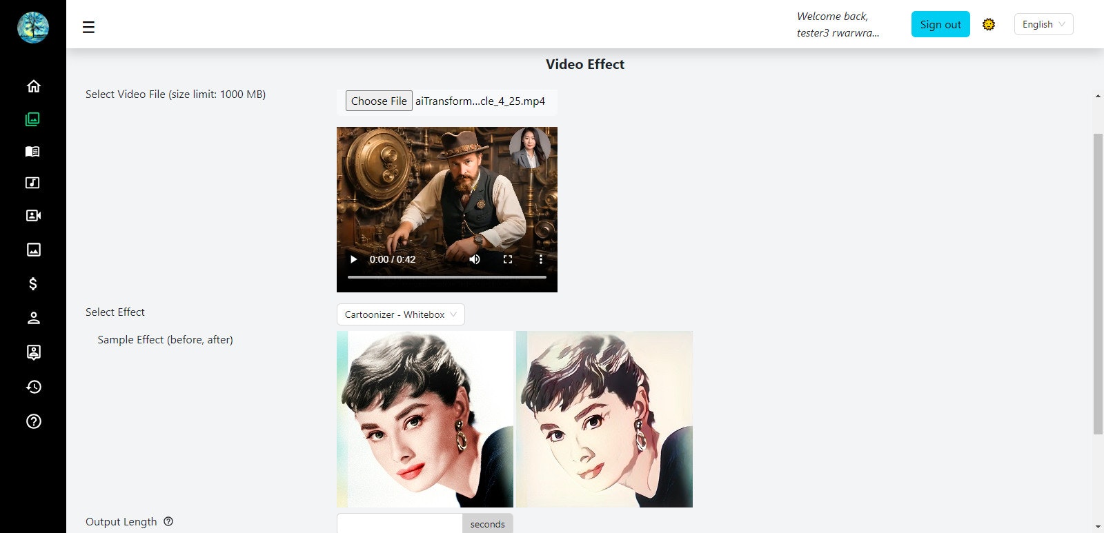Videoplus Studio 2.0 - Cartoonize video's, voeg AI voice -over toe in 80 talen en meer media 3