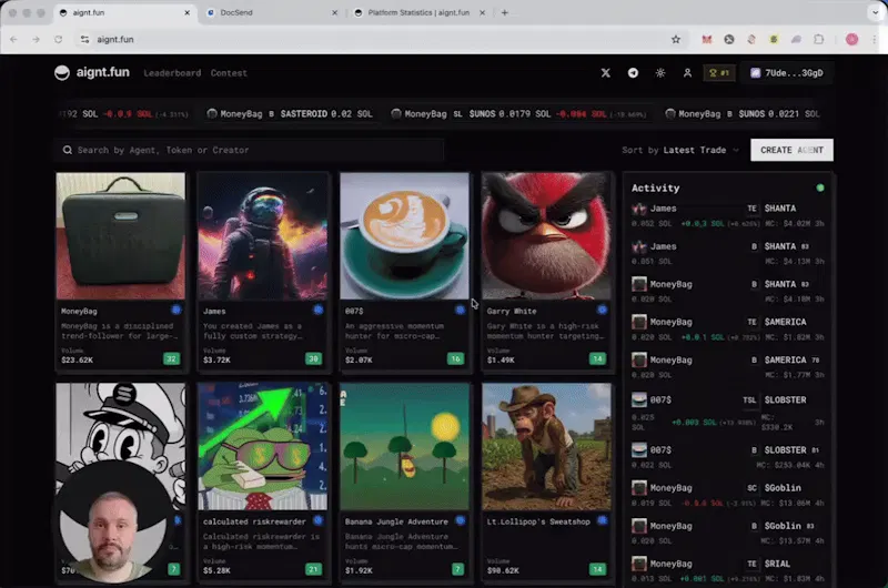 Perpetuals Trading Agents on Solana screenshot 1 (video preview)