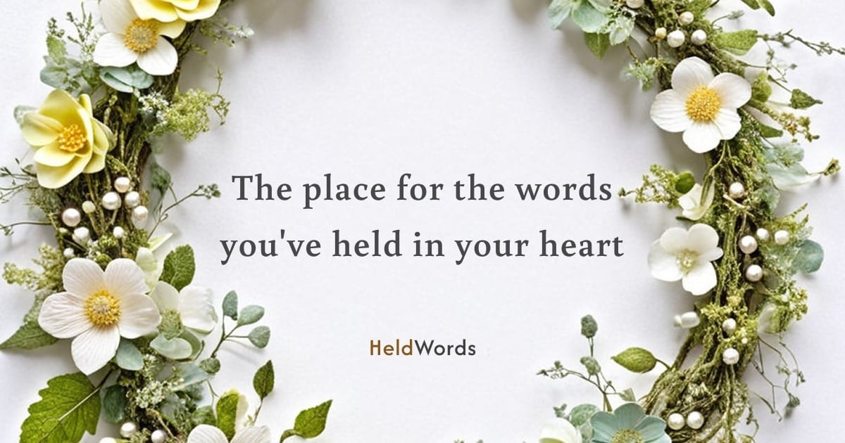 HeldWords gallery image