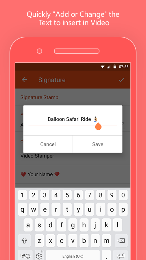 Video Stamper: Add Text Stamp to Videos gallery image