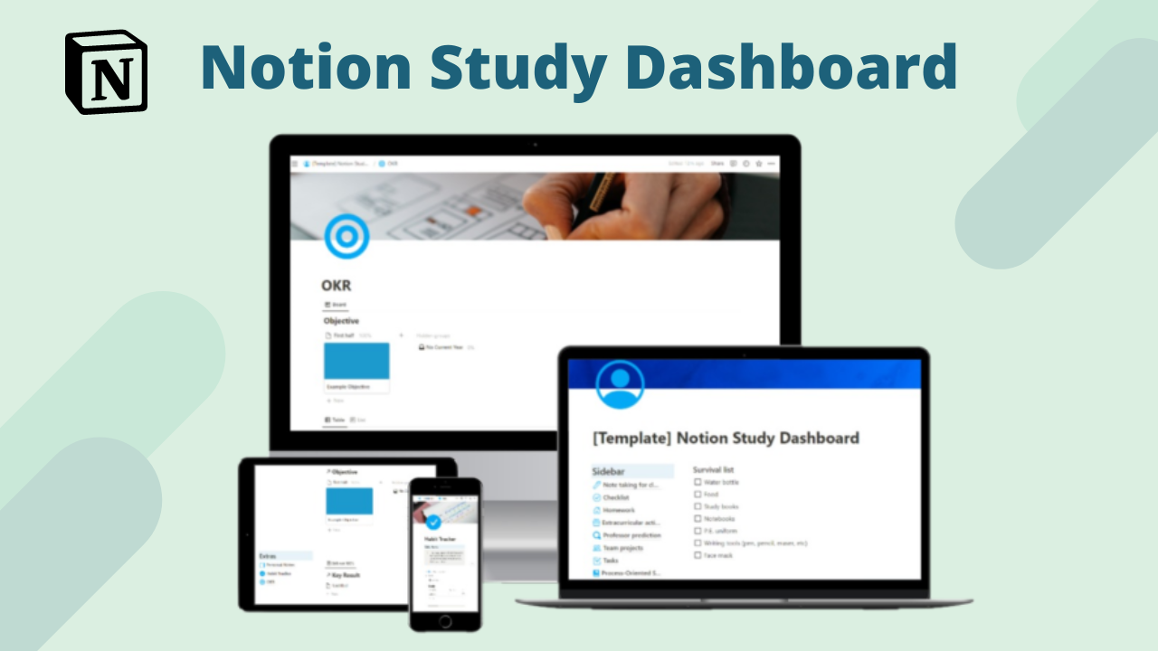 Notion Study Dashboard gallery image