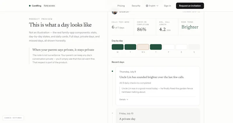 CareRing screenshot 1