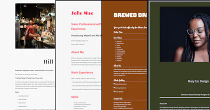 Free AI Personal Website Builder gallery image