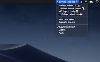 CountdownBar - days counter 2.0 gallery image