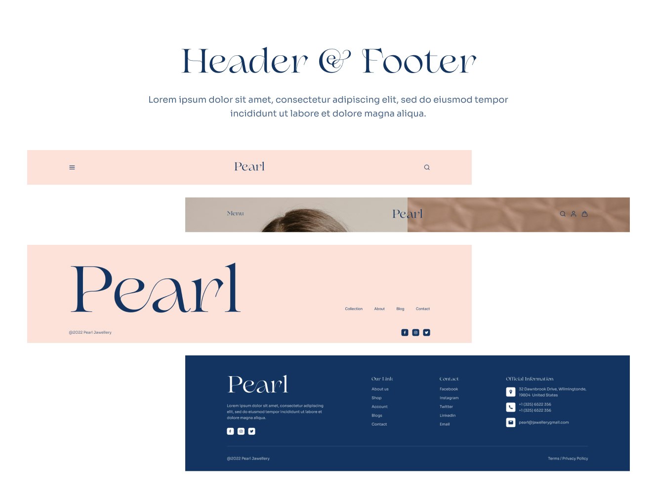 Pearl : Jewellery Website Template media 3