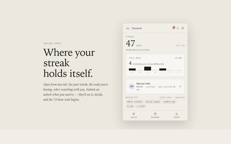 Threshold screenshot 3