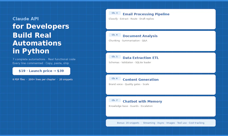 Claude API for Python Developers screenshot 1