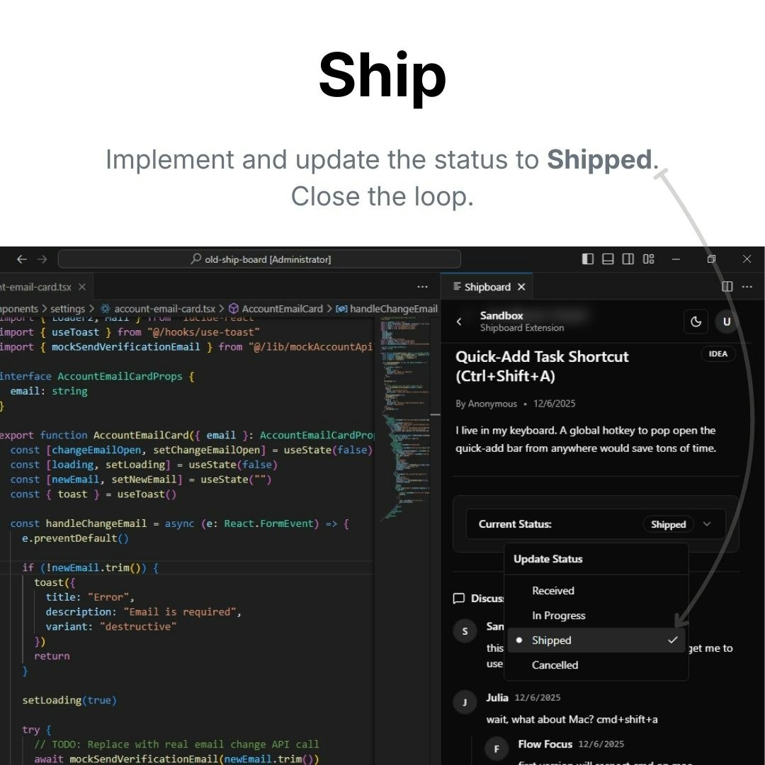 ShipBoard - Screenshot 4 showing product features and functionality