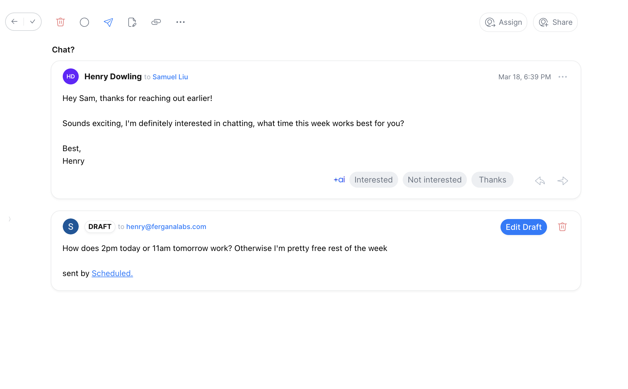 Scheduled gallery image