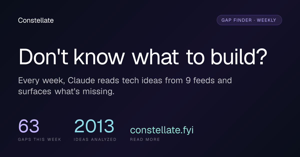 Constellate — Find what's missing gallery image