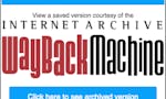 The Wayback Machine 404 Fixer image