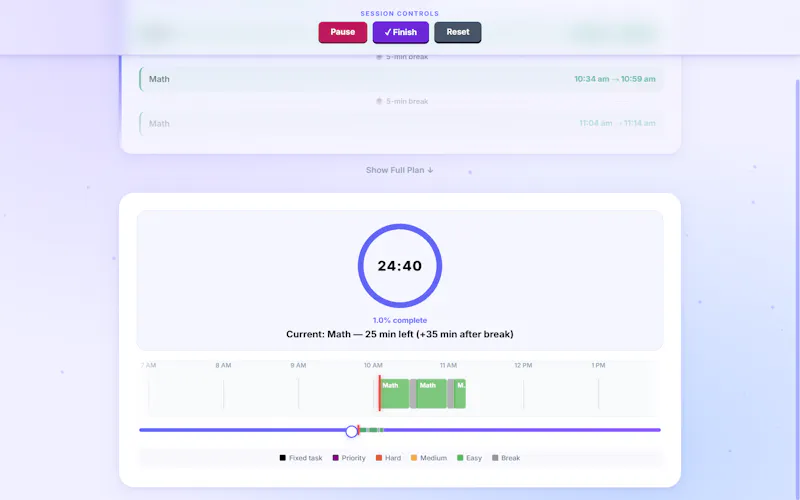 Study Planner & Time Management Tool screenshot 4