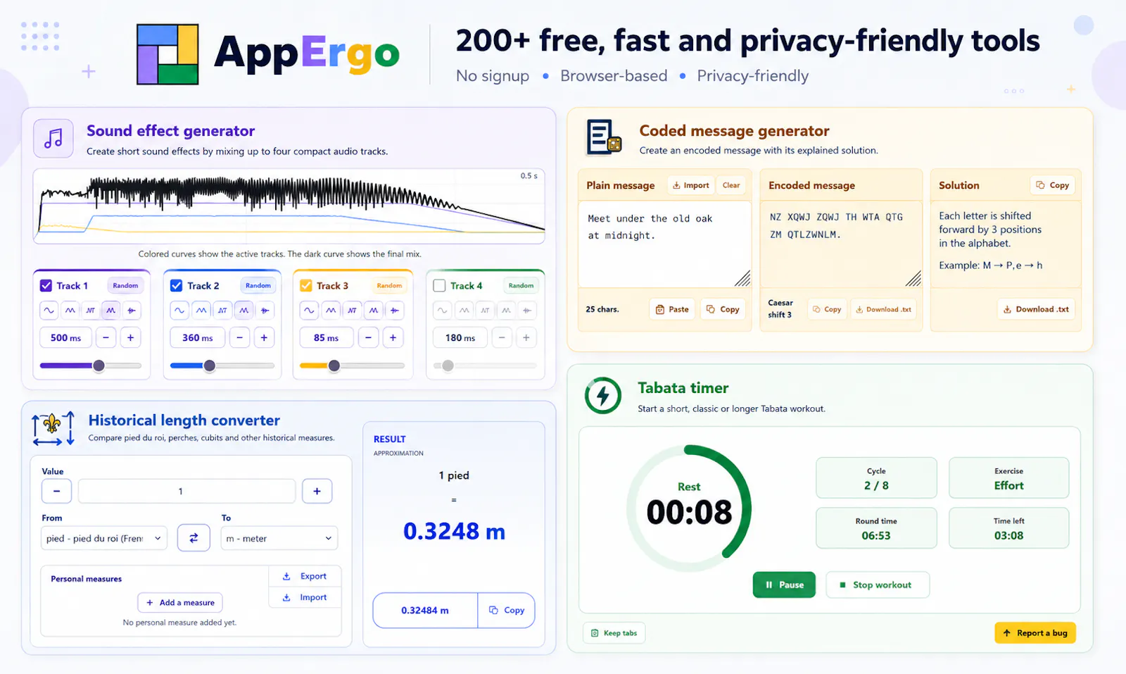 AppErgo screenshot 1