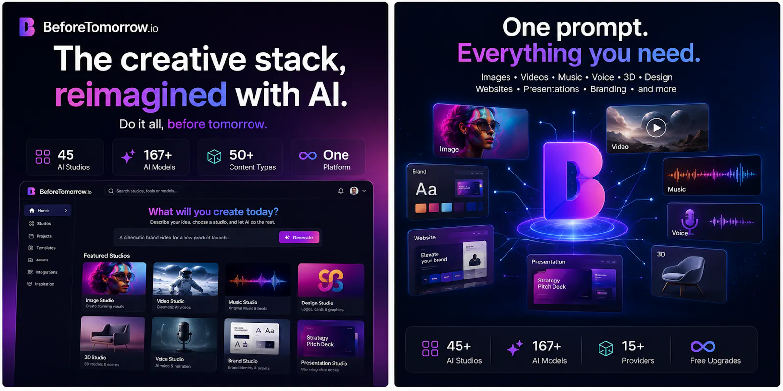 BeforeTomorrow.io screenshot 2