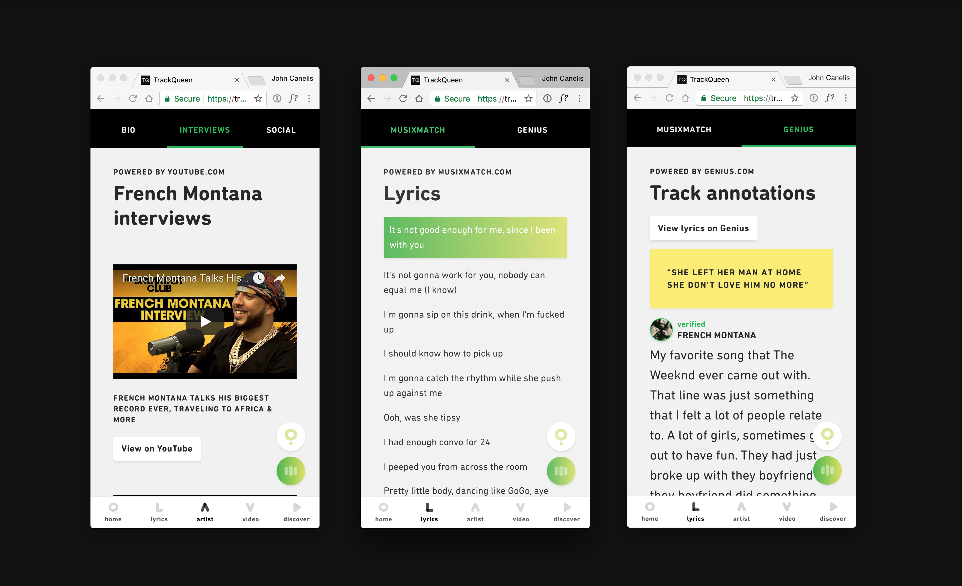 TrackQueen.io gallery image