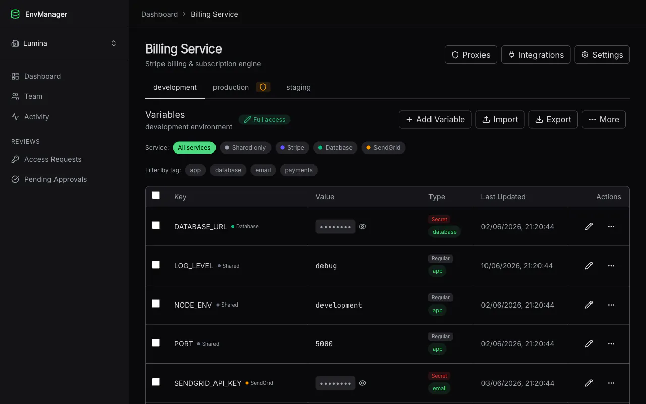 EnvManager gallery image