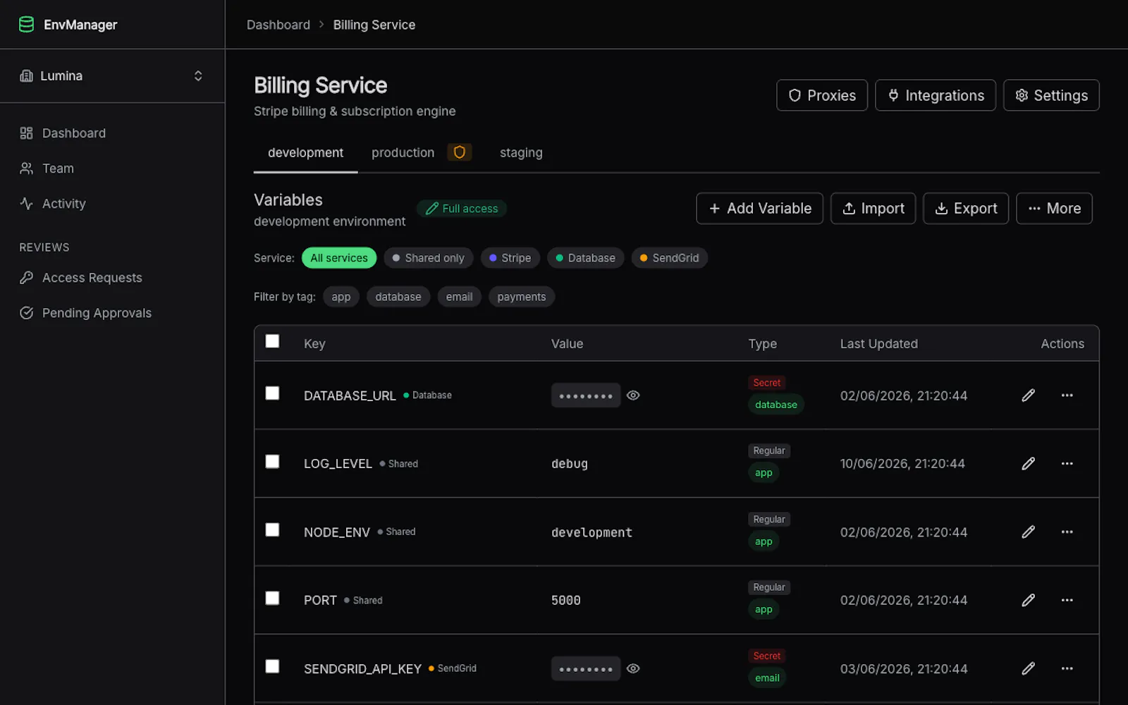 EnvManager screenshot 5