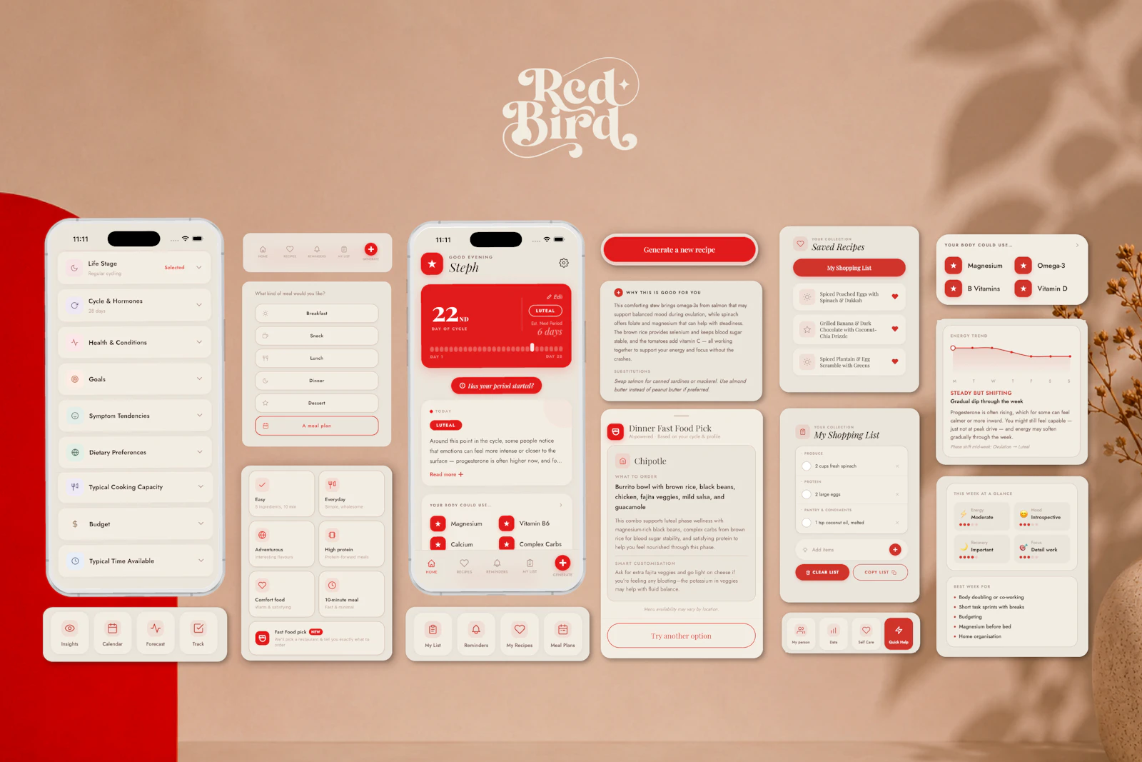 RedBird: Cycle Nutrition screenshot 2