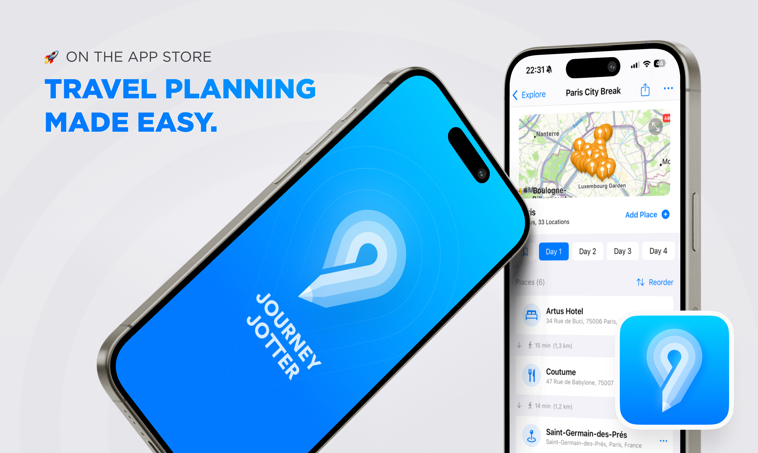 JourneyJotter - Reiseplaner Medien 1
