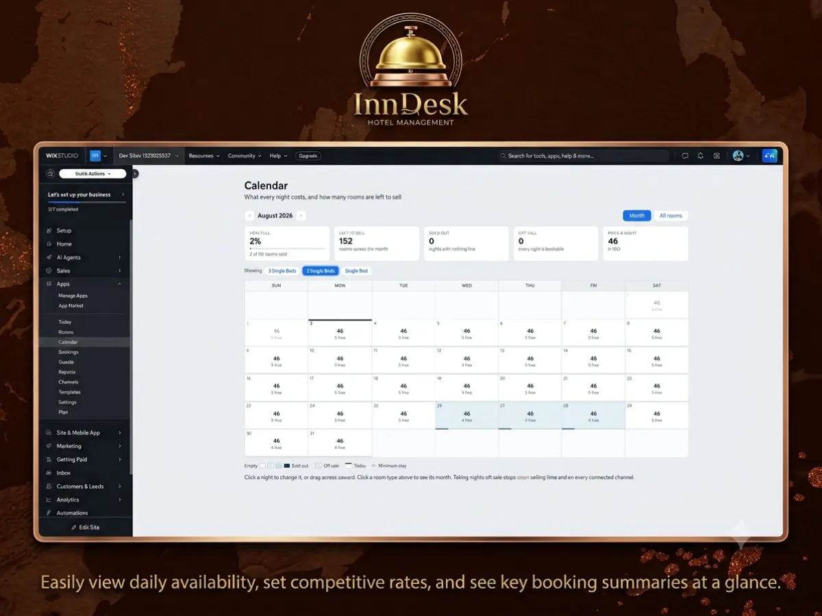 Wix Hotel Booking App gallery image