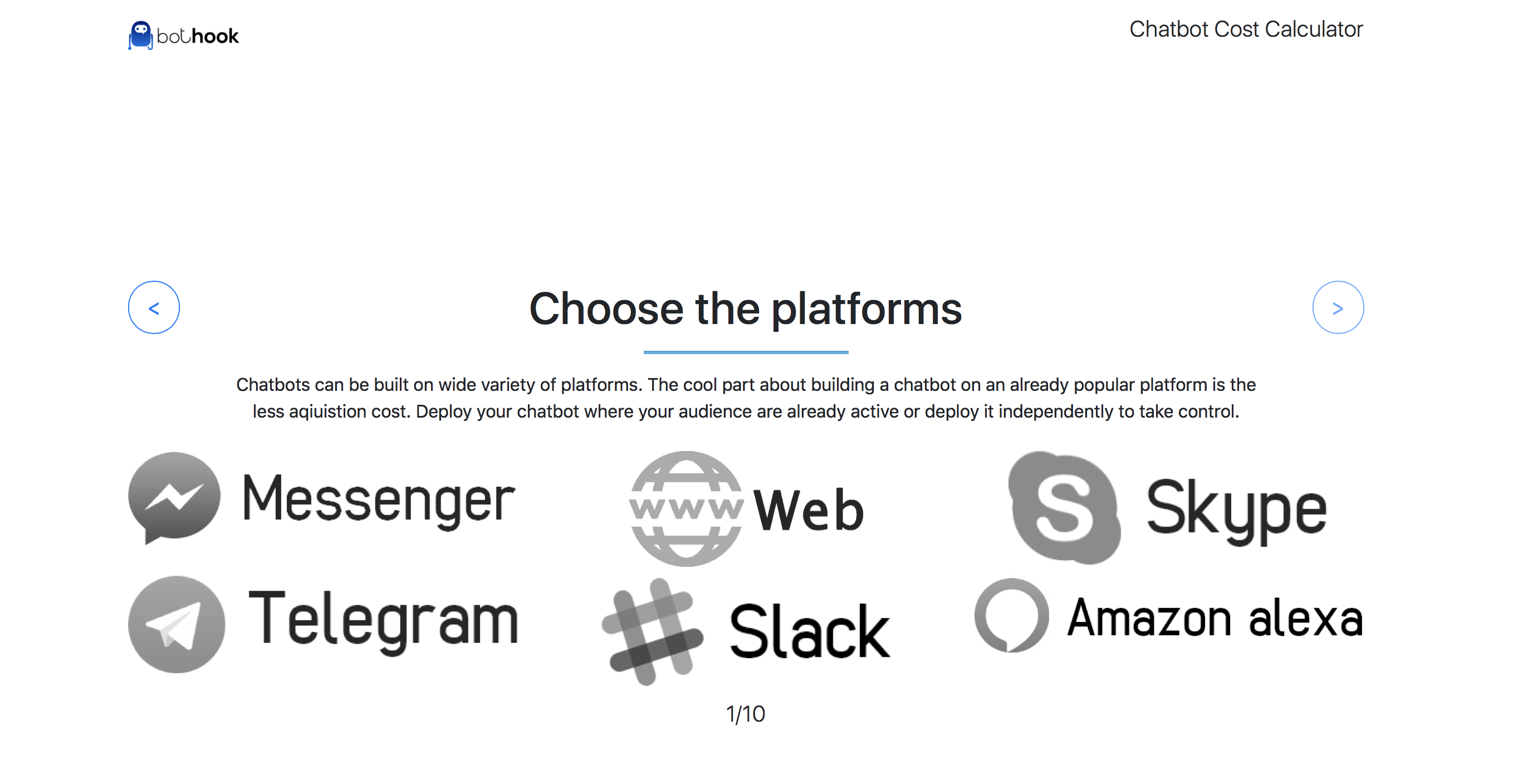 Chatbot Cost Calculator gallery image