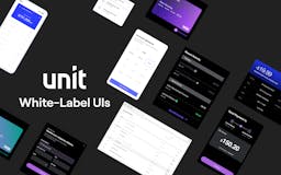 Unit | White-Label Banking UIs media 1