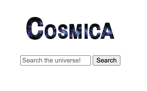 Cosmica - Privacy dei dati e motore di ricerca focalizzato sulla tecnologia non grande. media 1