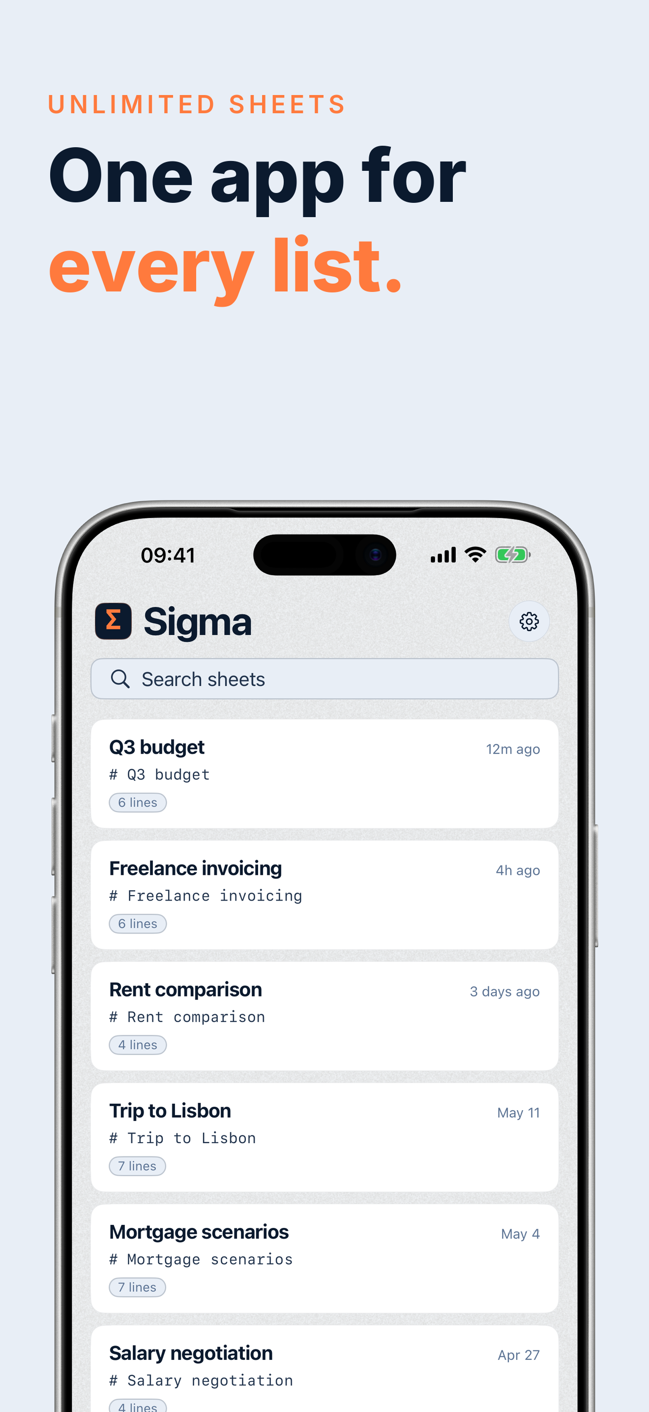 Sigma Notepad Calculator gallery image