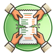 Check Please! AI Bill Splitter - Product Hunt launch logo and brand identity