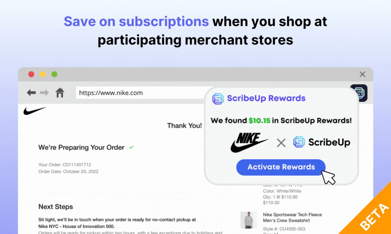 وسائط Scribeup - ابحث عن اشتراكاتك والتحكم فيها وحفظها 3