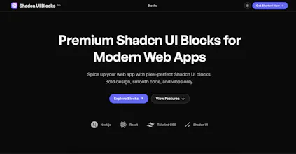 Shadcn UI Blocks Pro gallery image