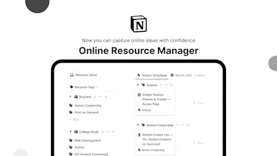 Notion Online Resource Manager gallery image