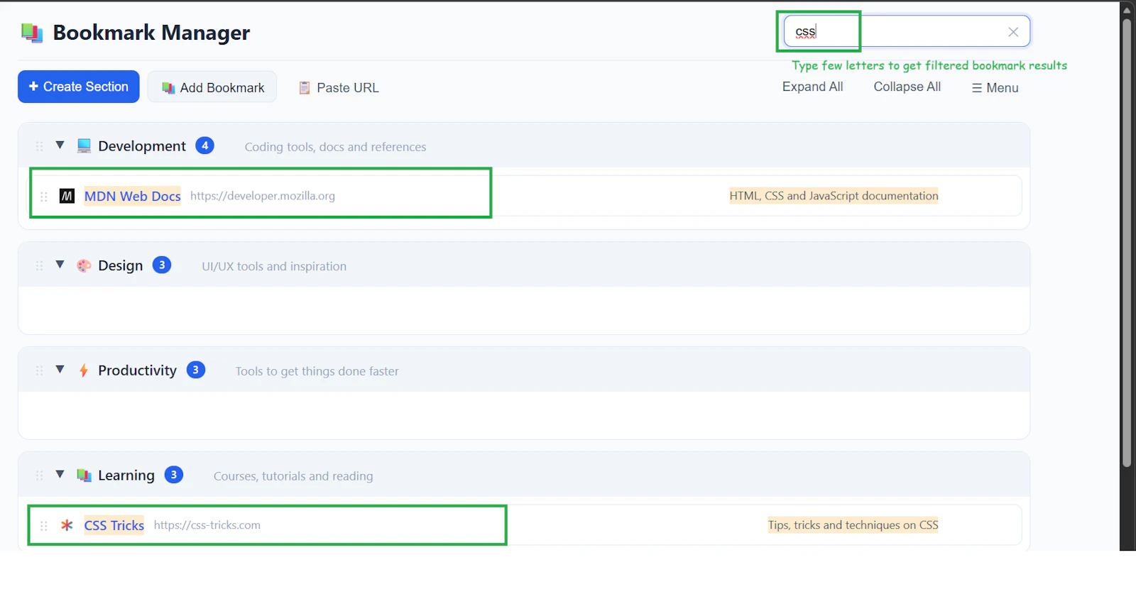 Squirrel - Bookmark Manager screenshot 4