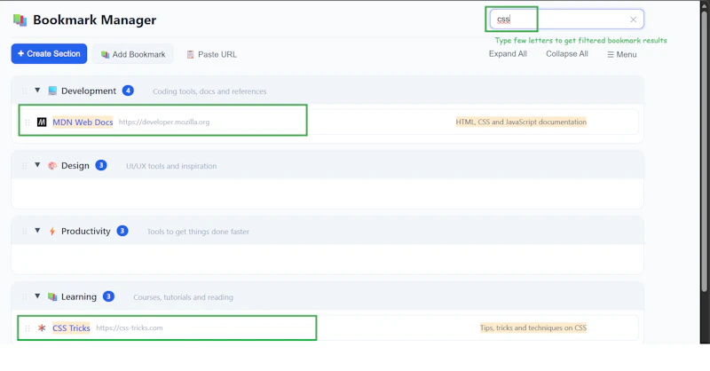 Squirrel - Bookmark Manager screenshot 4