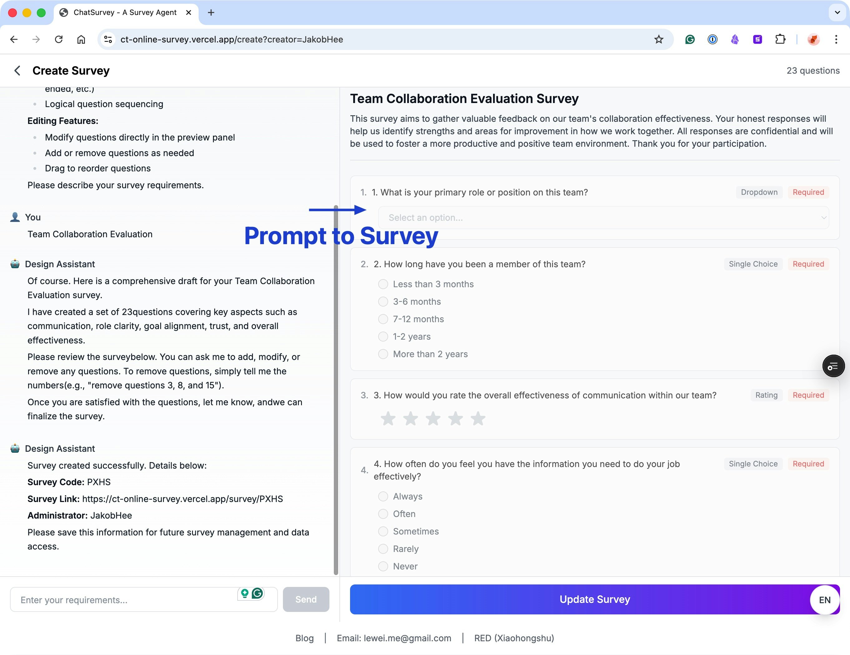 ChatSurvey gallery image