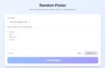 Free Random Picker gallery image