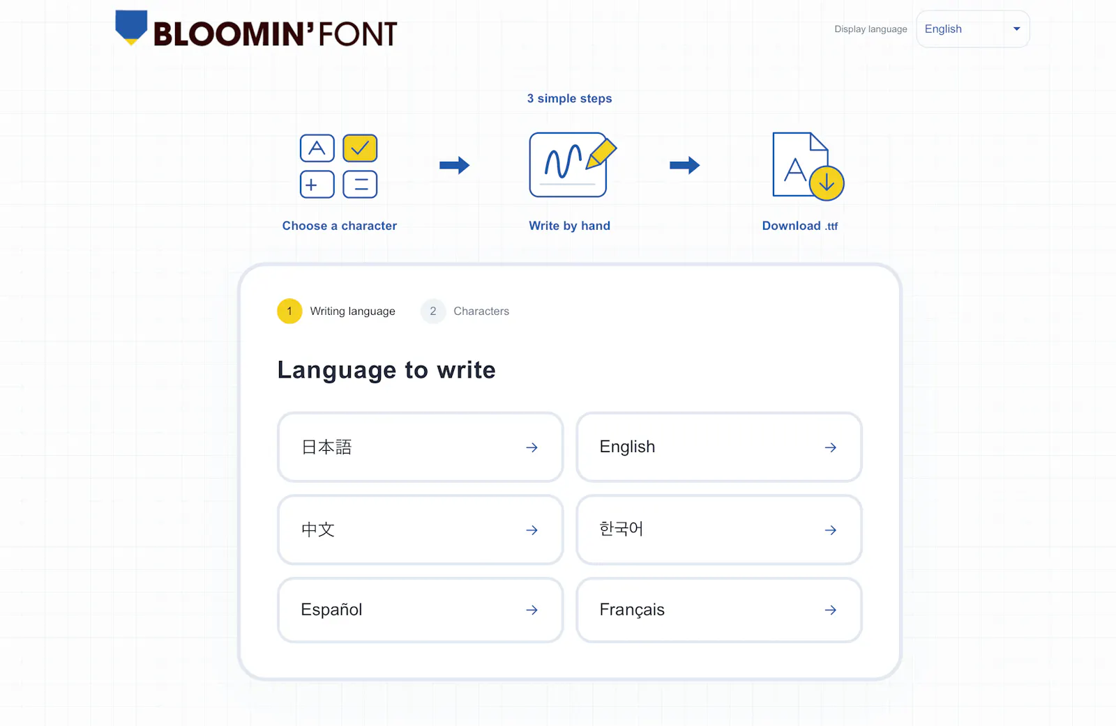 BLOOMIN' FONTS screenshot 1