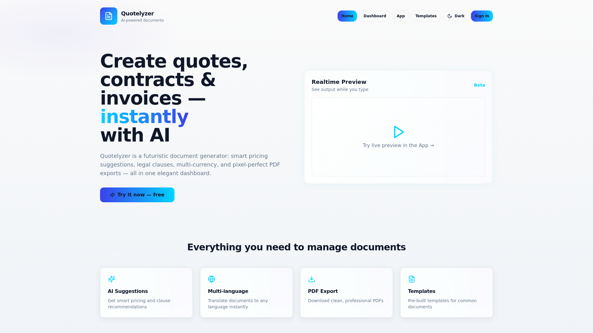 Quotelyzer gallery image