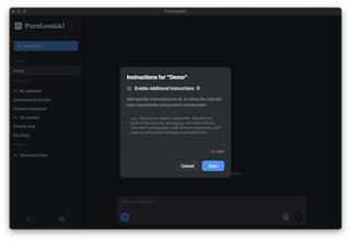 PureLocalAI – Private offline AI on Mac gallery image
