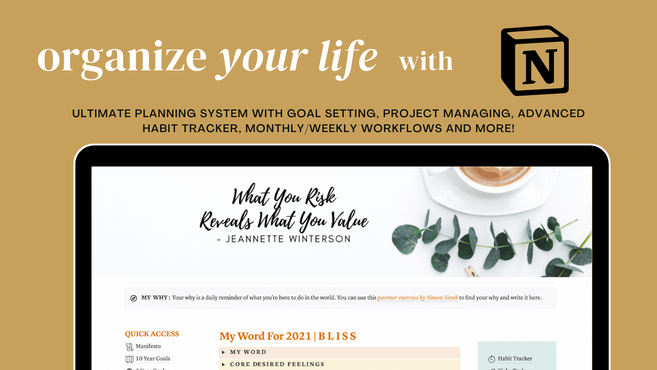 Notion Ultimate Life Dashboard