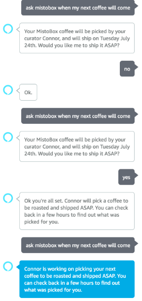 MistoBox Alexa Skill gallery image