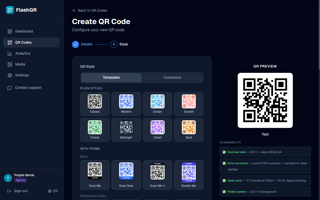 FlashQR — QR Code Creator & Manager gallery image