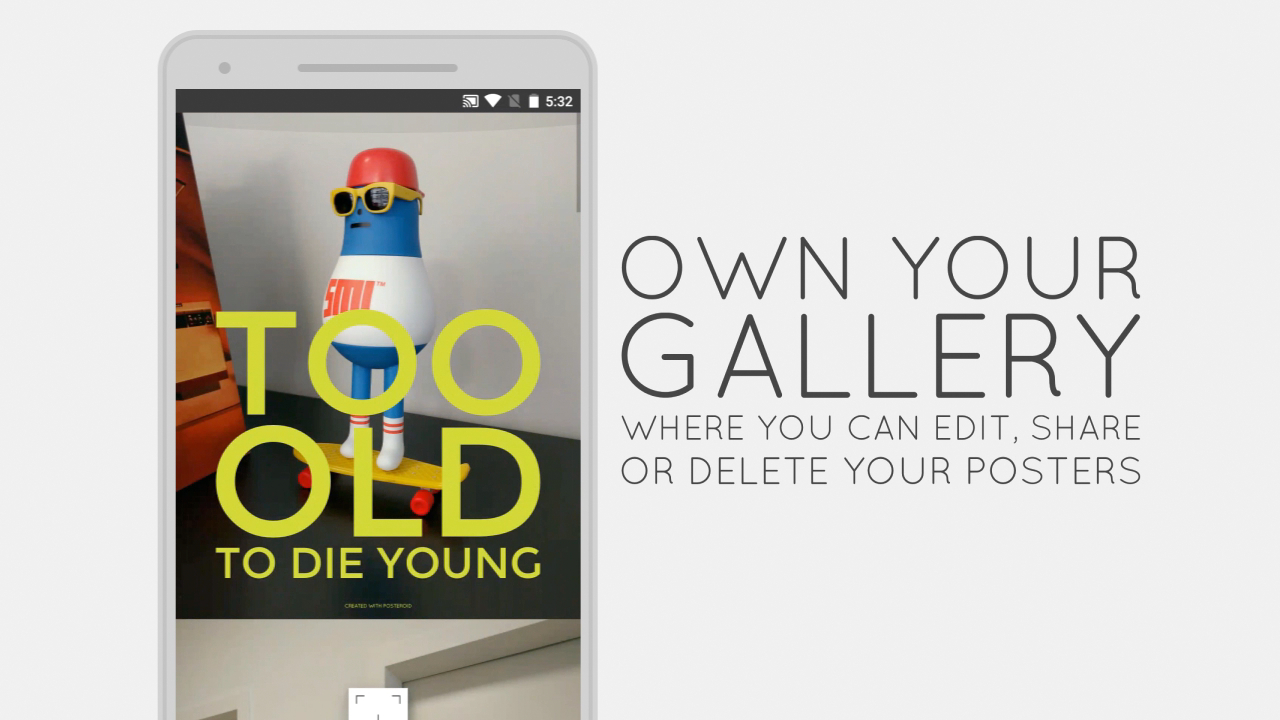 Posteroid gallery image