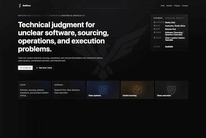 StefDevs screenshot 1