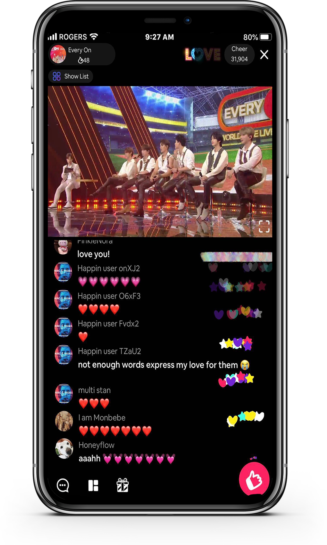 Happin- Live streaming Event App gallery image