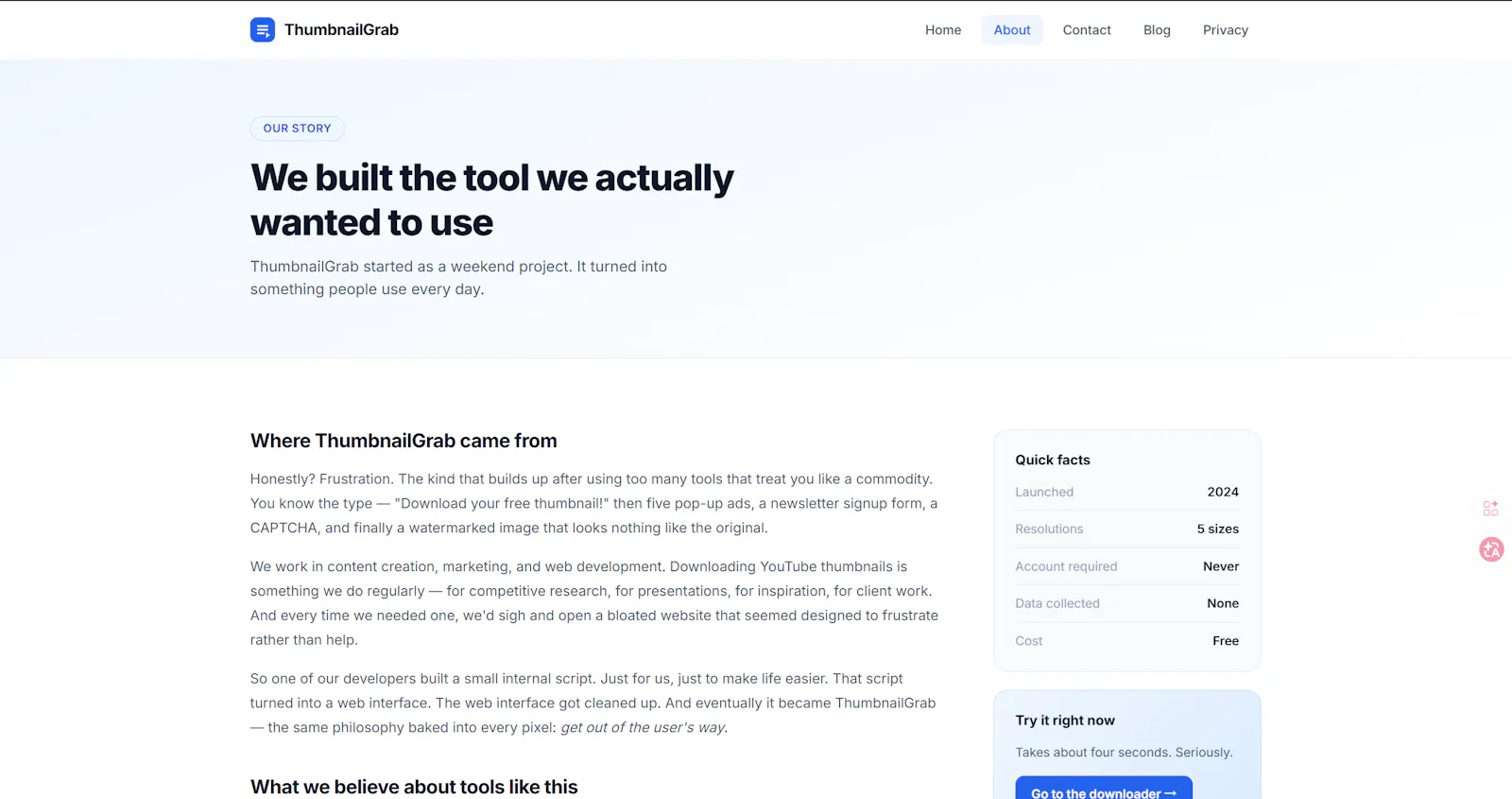 ThumbnailGrab screenshot 3