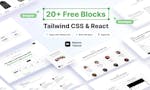 20+ Free Tailwind CSS & React Blocks image