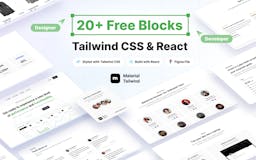 20+ Free Tailwind CSS & React Blocks media 1